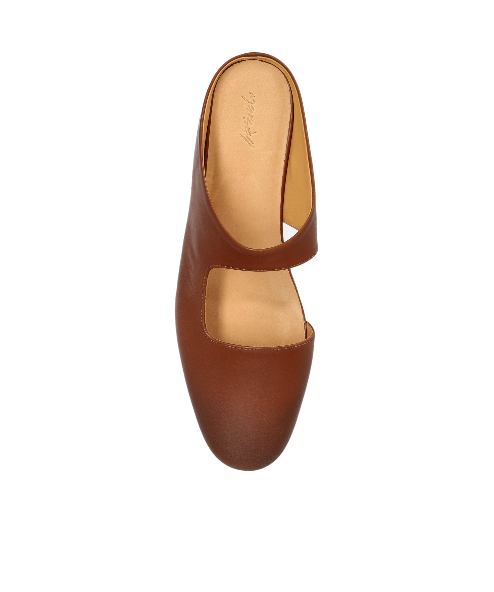 Marsèll Round-headed Flat Sandals In Brown
