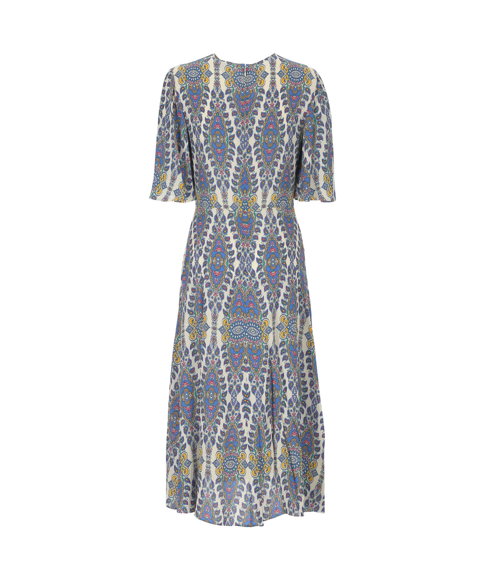 Etro Paisley-printed Dress In Gray