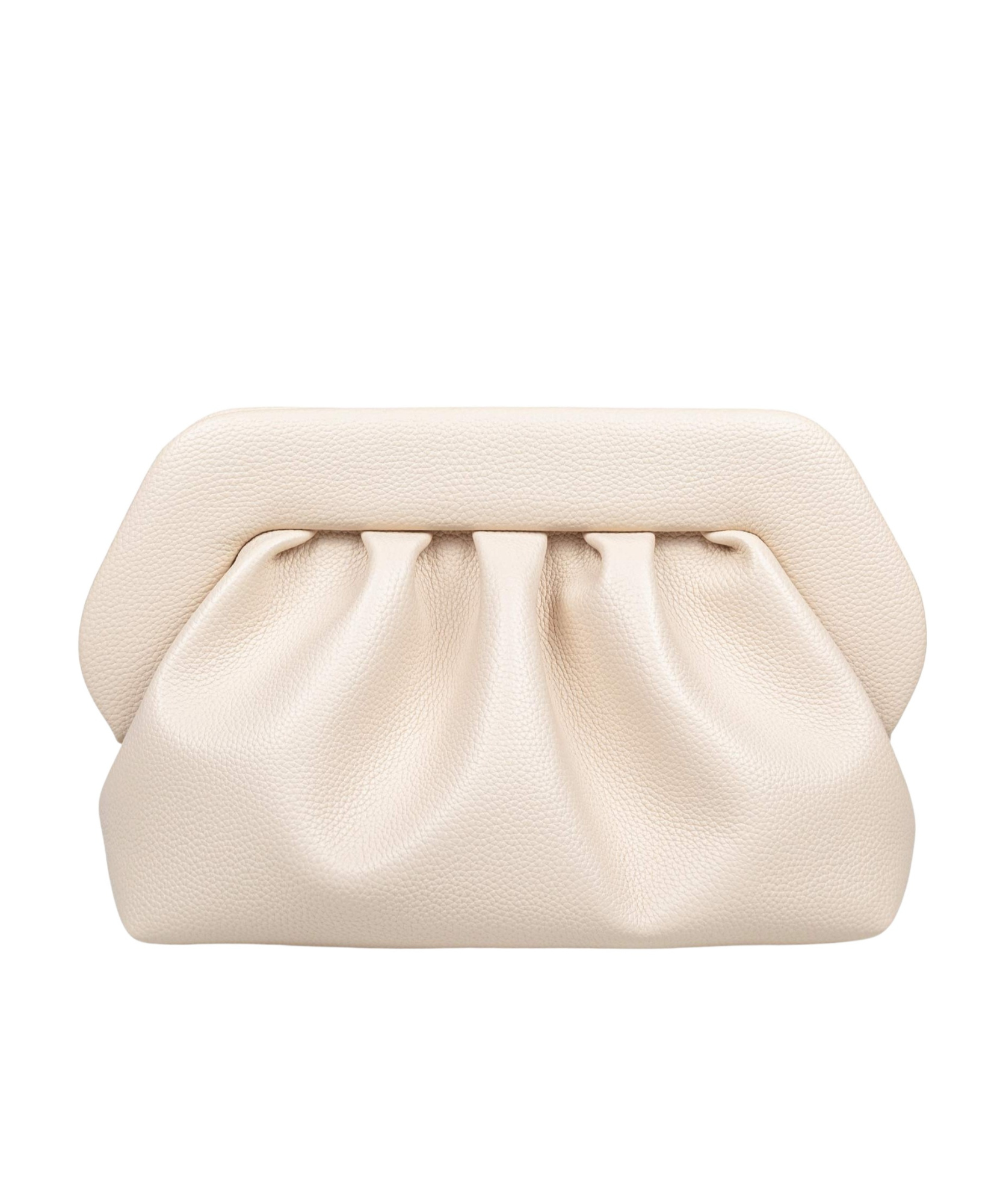 Themoirè Tasche Ruched Crossbody Bag In Nude