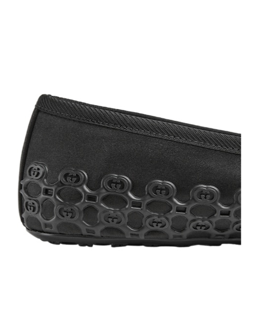 Shop Gucci Cub3d Ballet Flat In Black