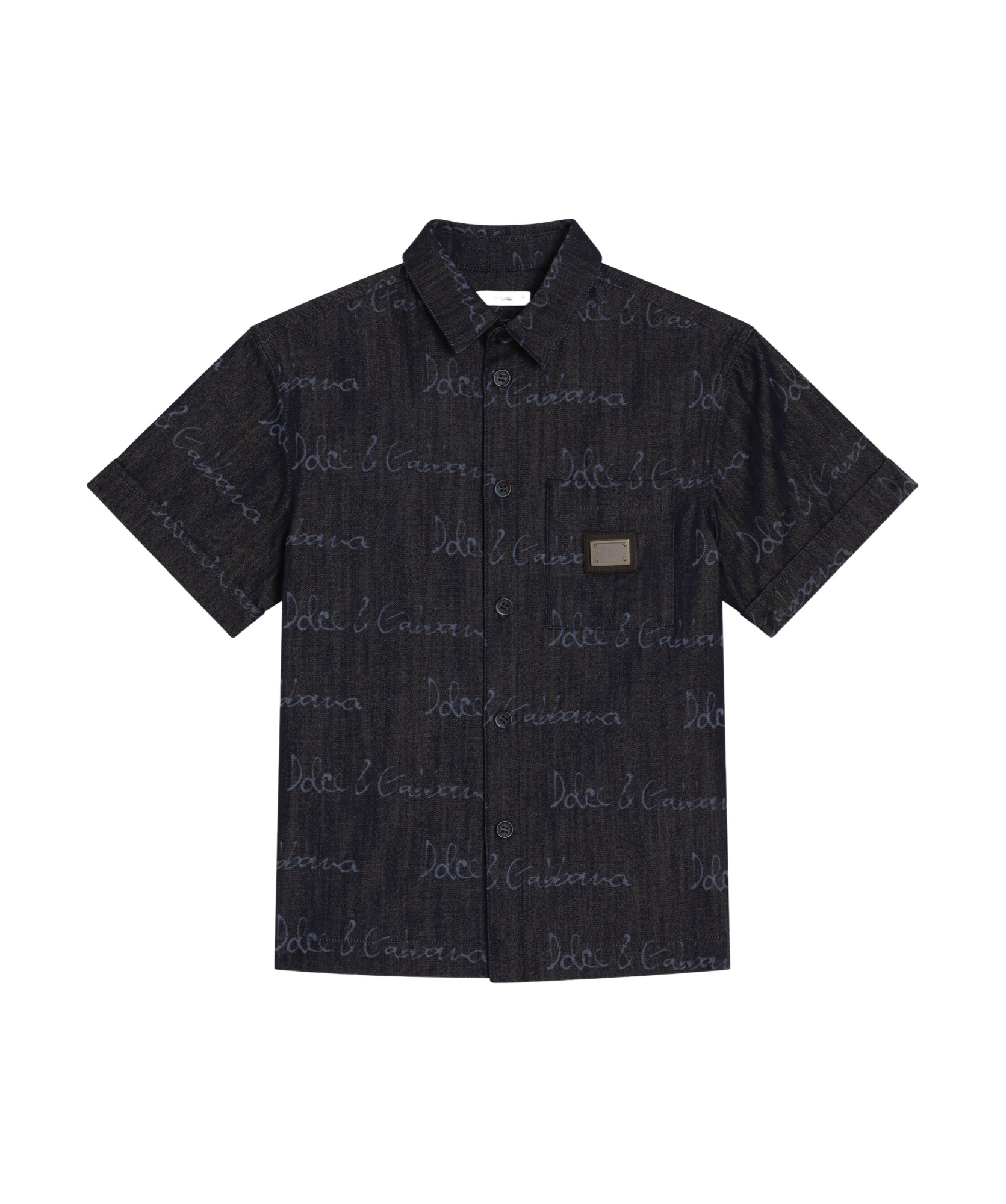 Dolce & Gabbana Logo-print Shirt In Tannin