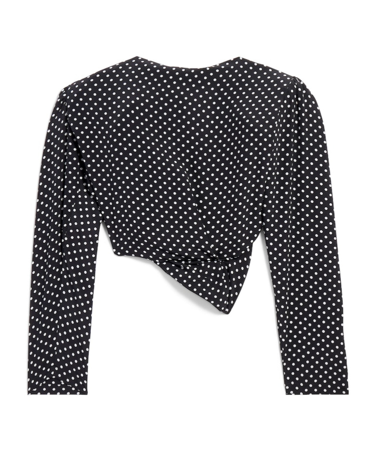 Balenciaga Women's Tucked-in Blouse In Black/ecru In Multi
