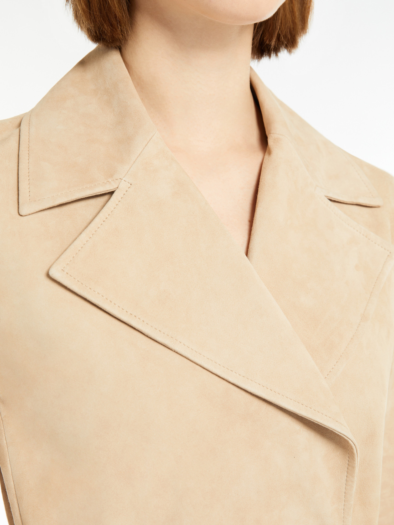 Max Mara Studio Jacket Woman Sand In Nude