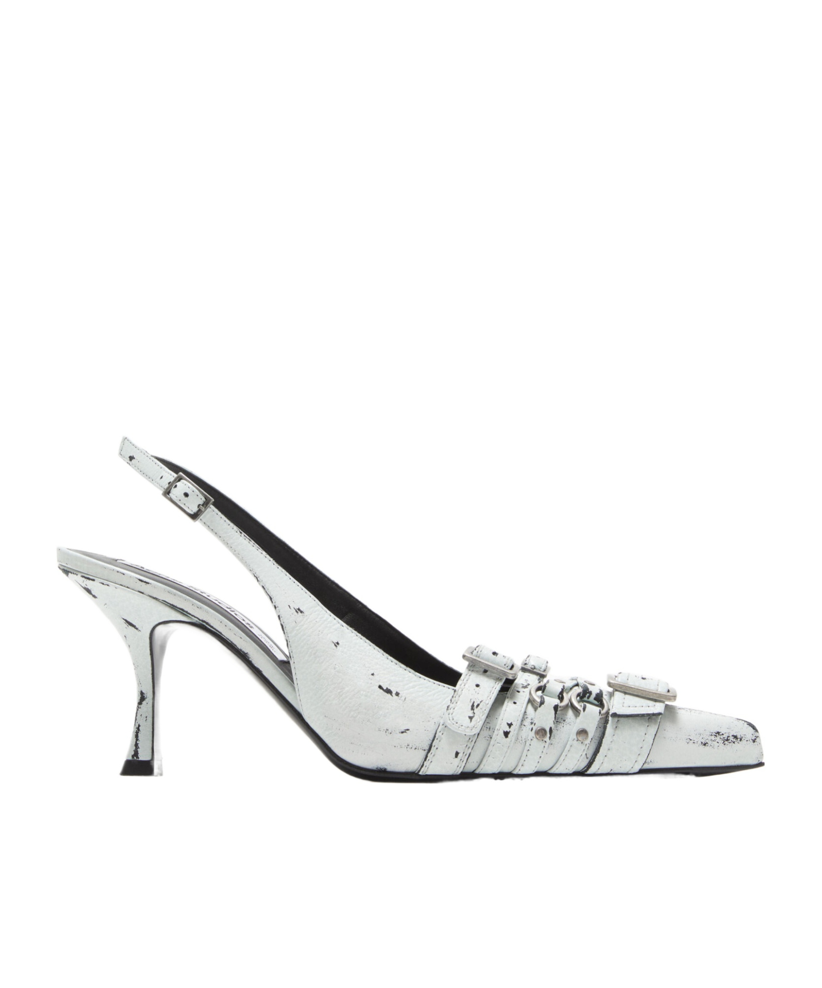 Acne Studios Pointed High-heeled Sandals In White