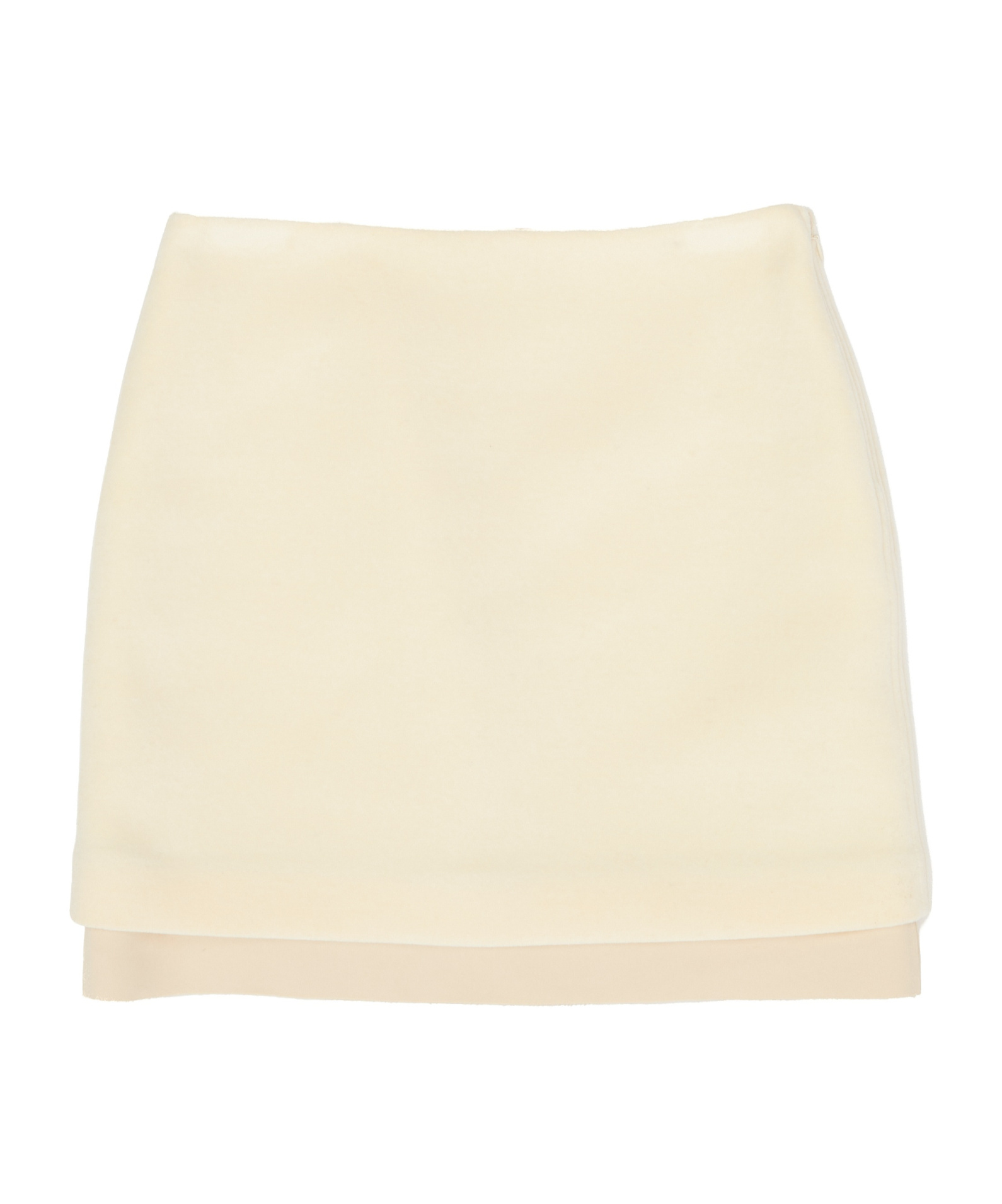 Jil Sander Layered Mini Skirt In White