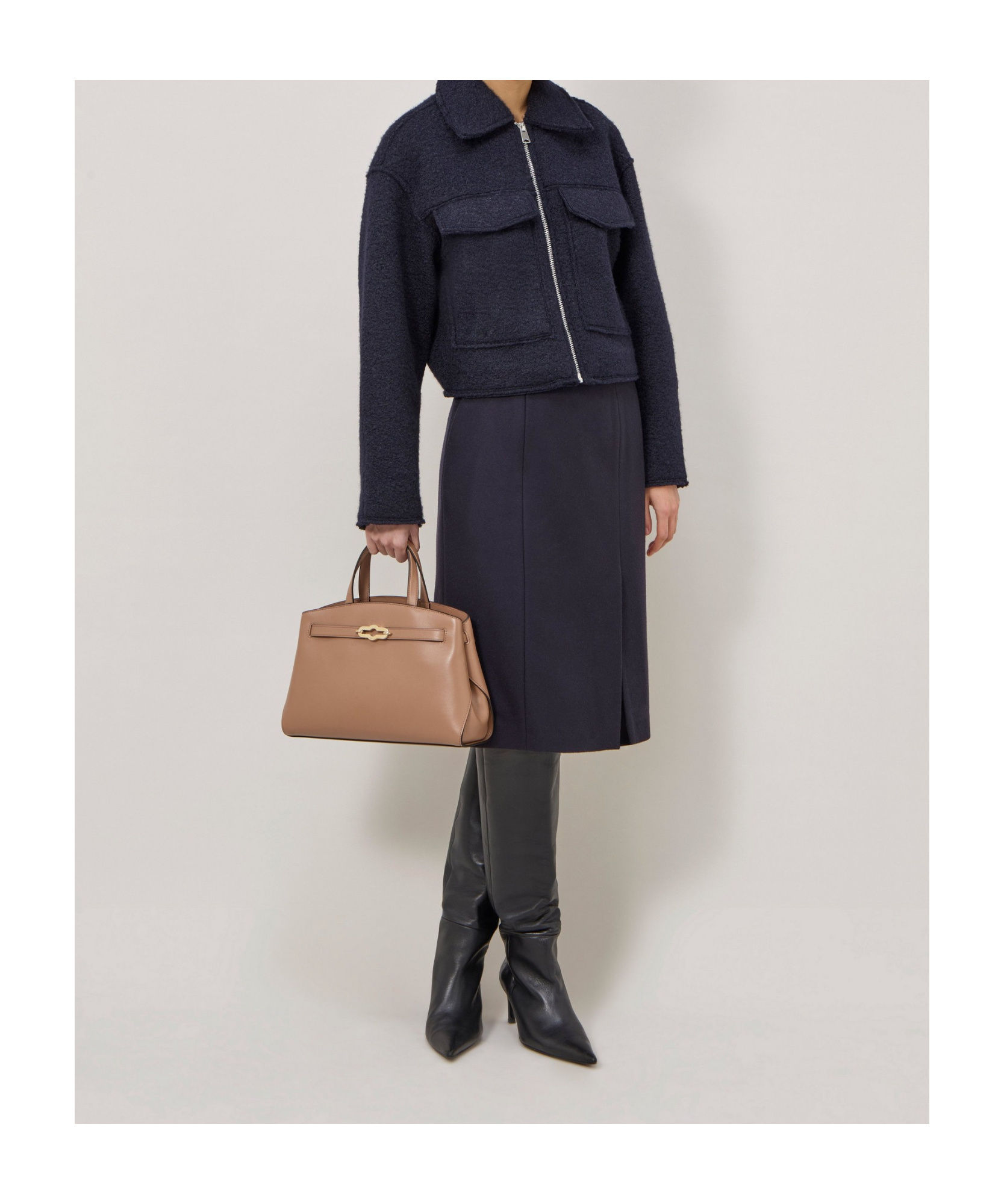 Mulberry 'pimlico Small' Beige Handbag With Adjustable And Removable Shoulder Strap In Leather Woman In Brown