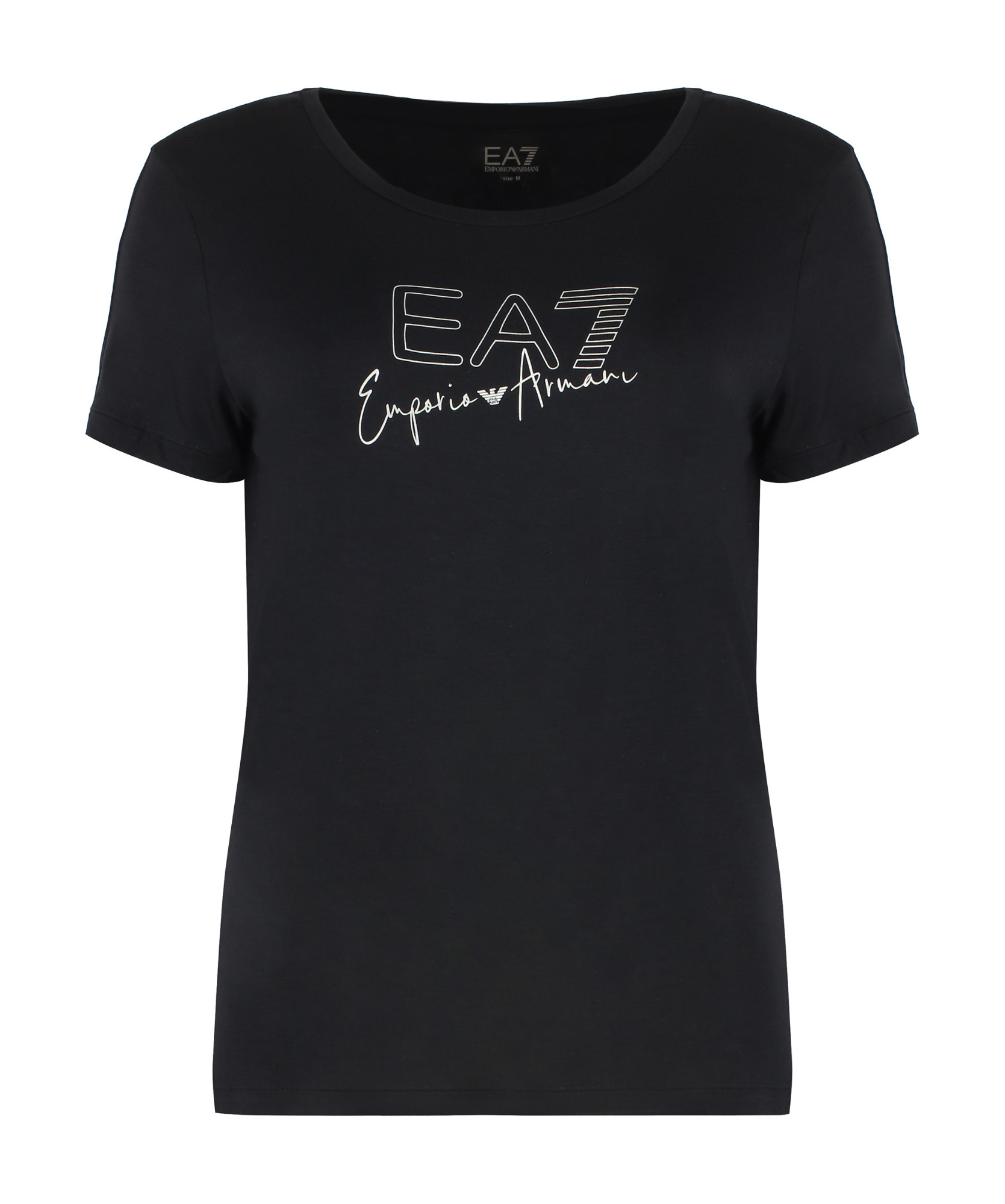 EA7 LOGO-PRINT T-SHIRT 