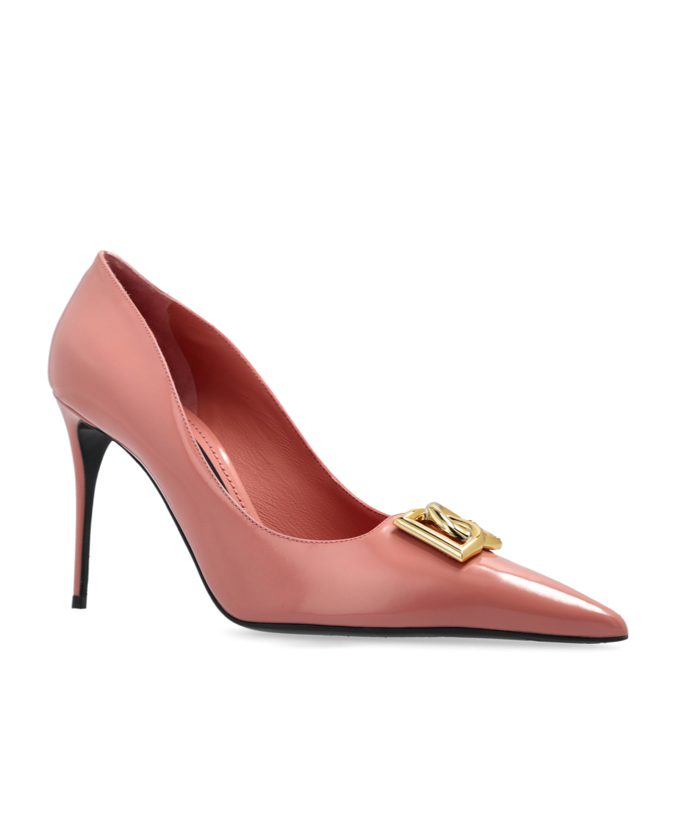 Dolce & Gabbana 90mm Logo-detailing Pumps In Pink