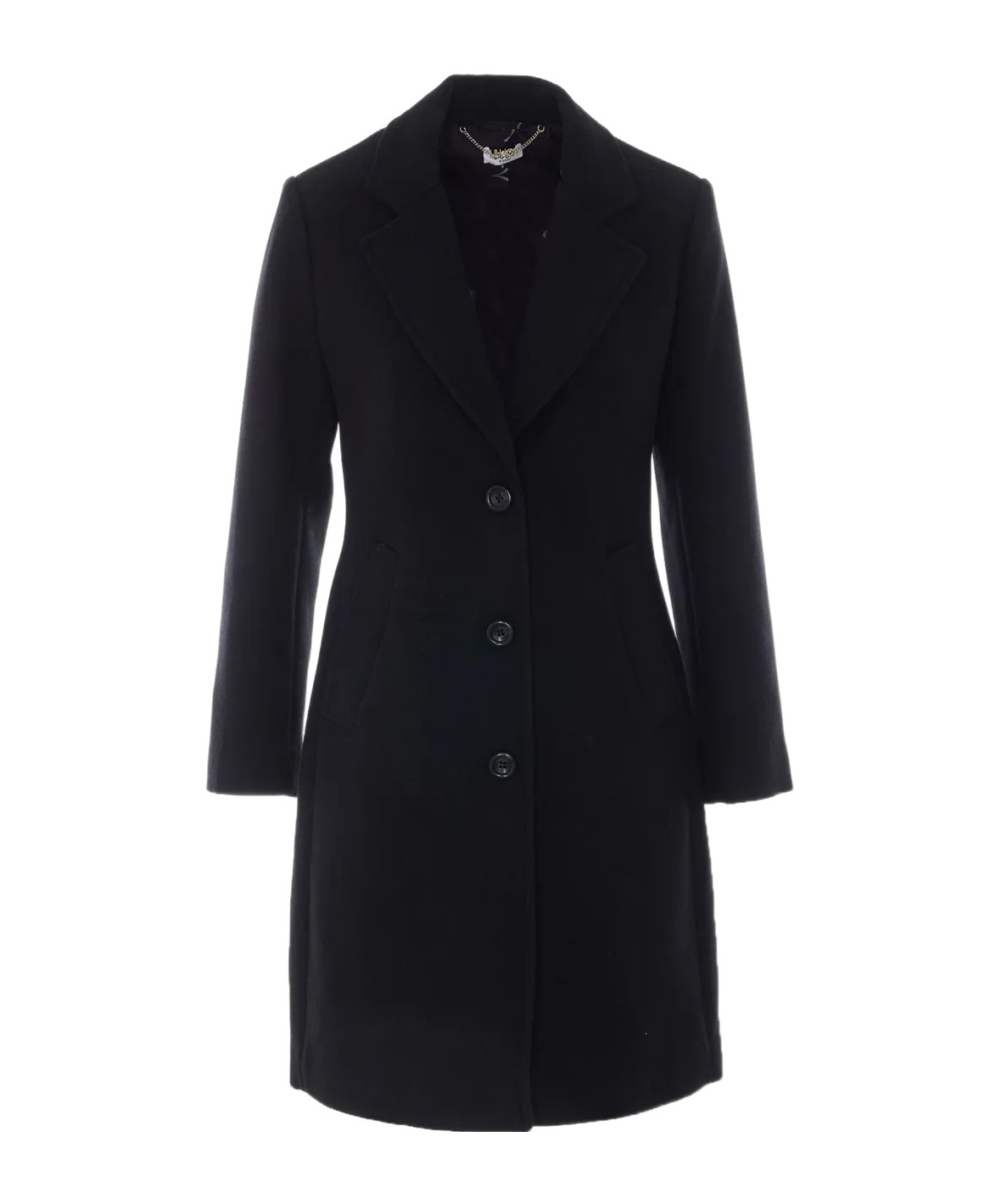 Liu •jo Liu Jo Tailored Single-breasted Coat In Black