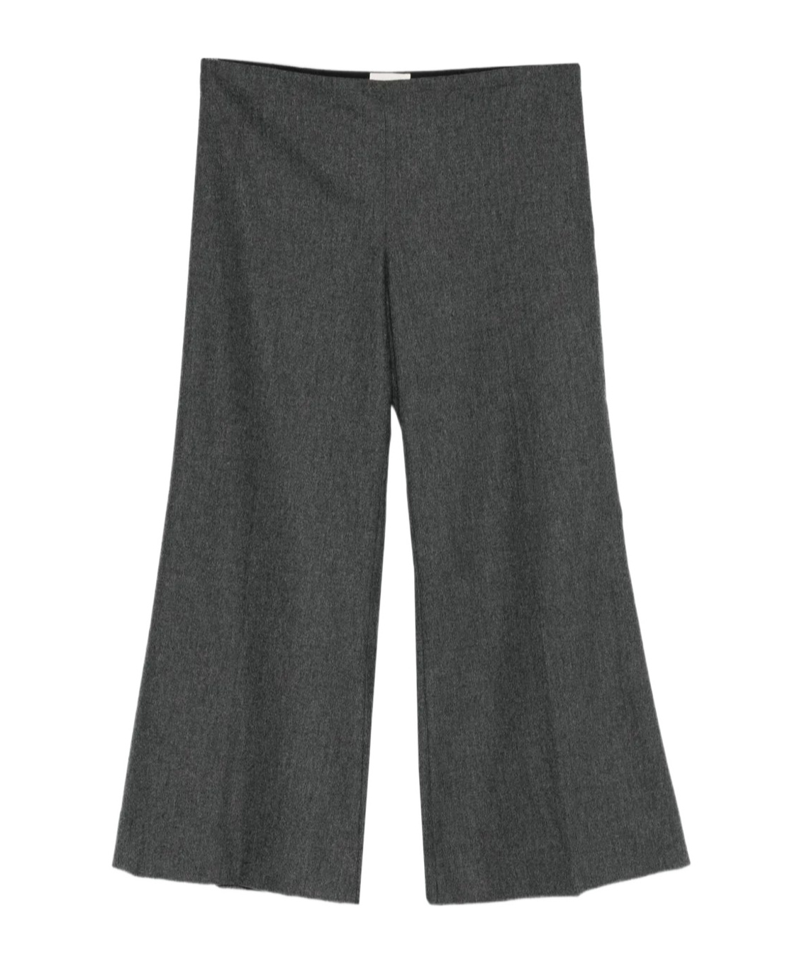 Khaite Flared Cropped Trousers In Black