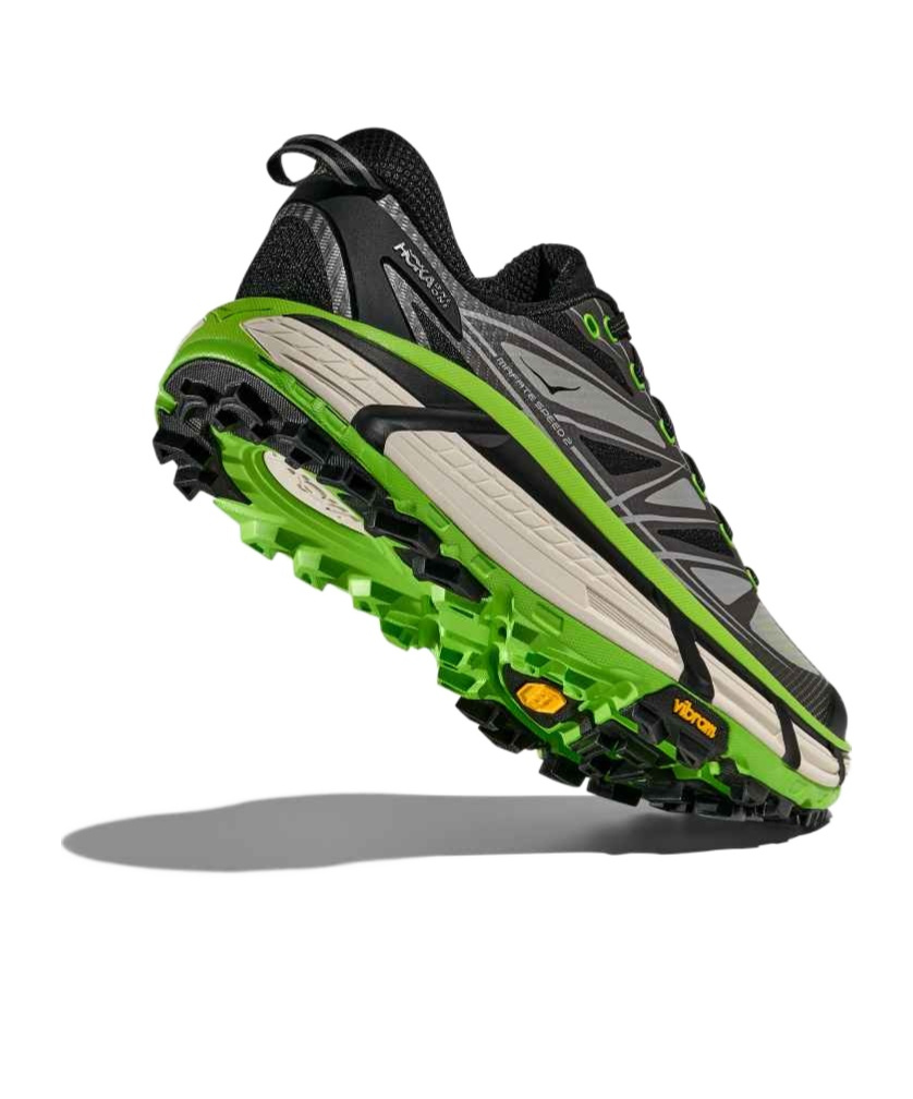 Hoka Mafate Speed 2 Rubber And Mesh Running Sneakers In Gray