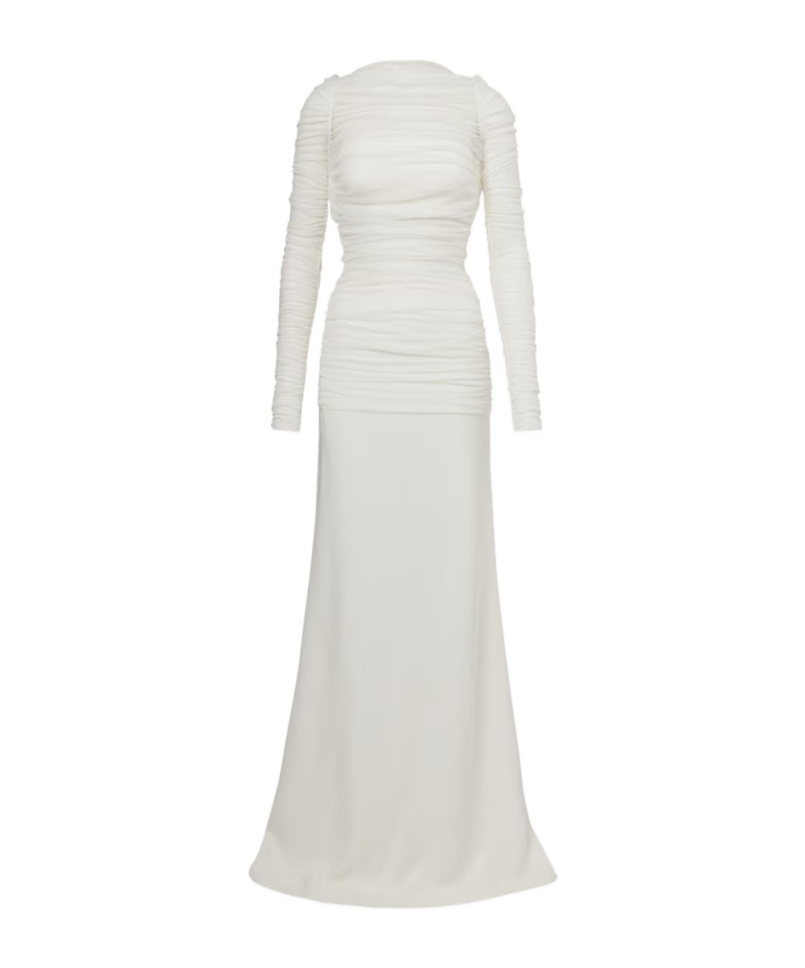 Christopher Esber Bridal Veiled Silk Tulle Gown In White