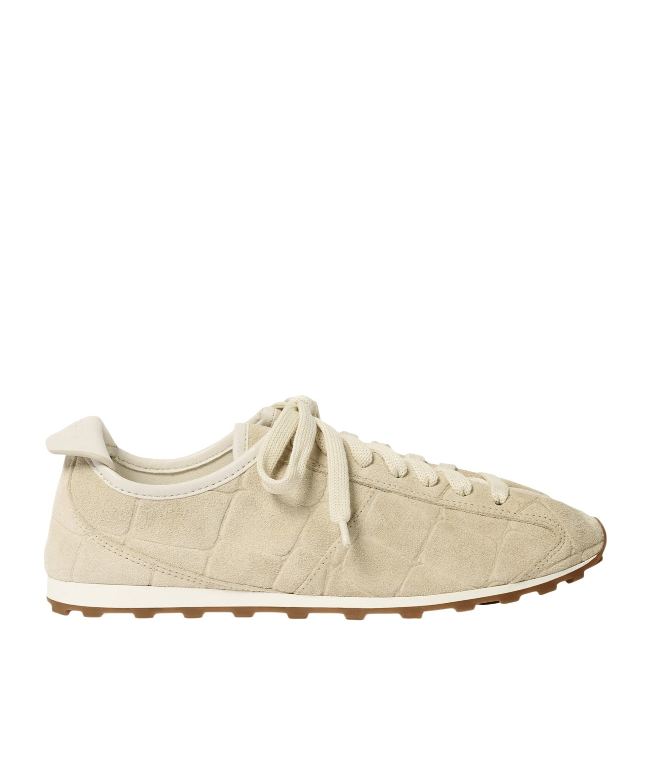 Jacquemus Round Toe Sneakers In White