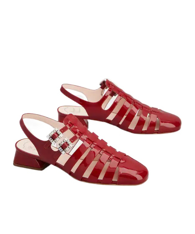 Roger Vivier Très Vivier Sandals In Patent Leather
