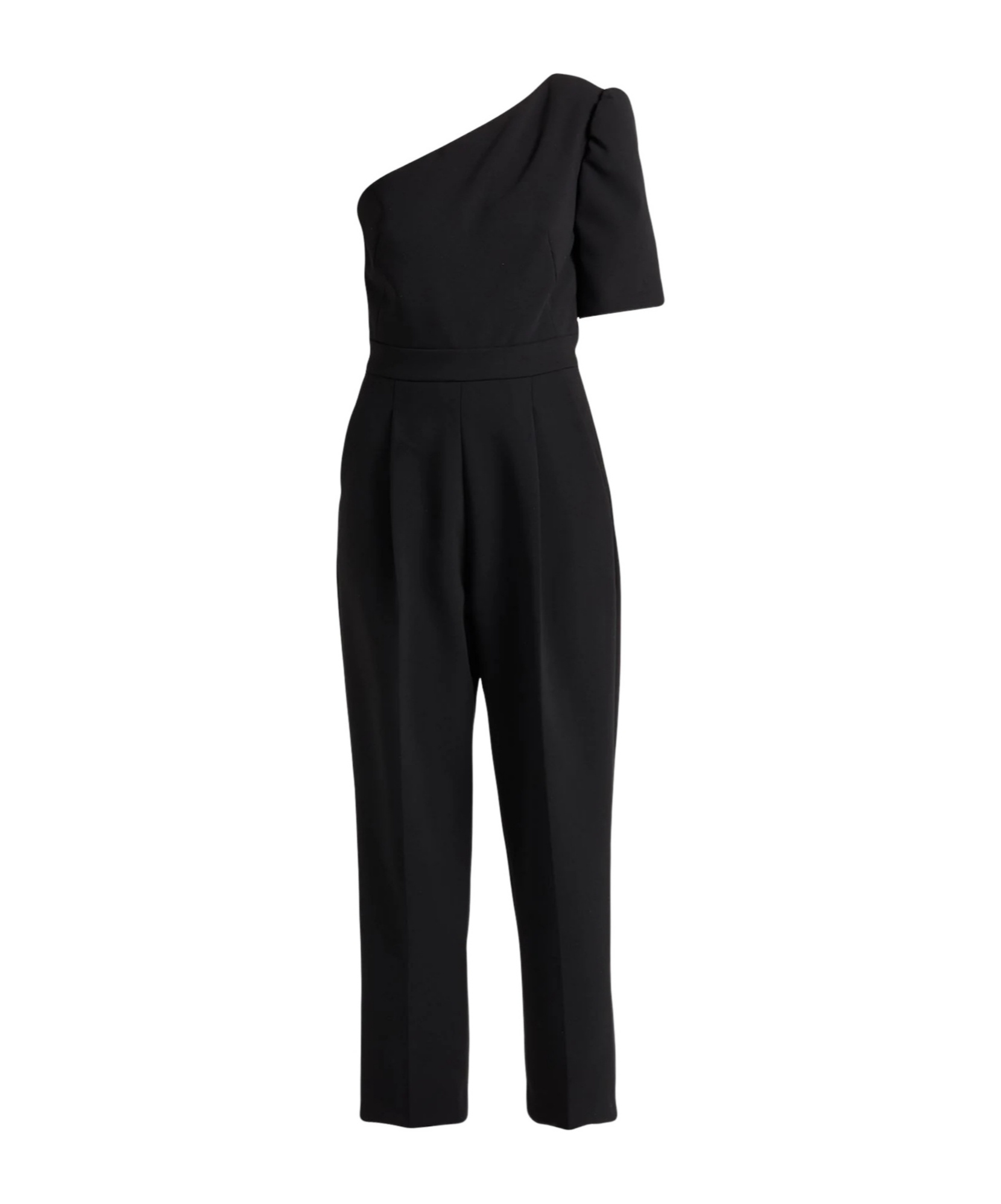 Max Mara One-shoulder Jumpsuit In Black