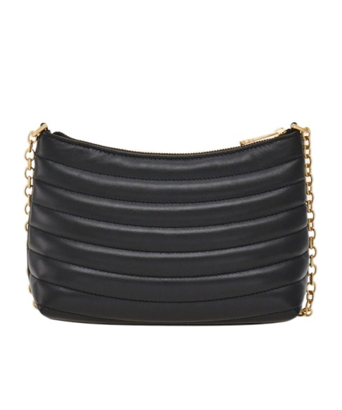 Ferragamo Zip Mini Shoulder Bag In Black
