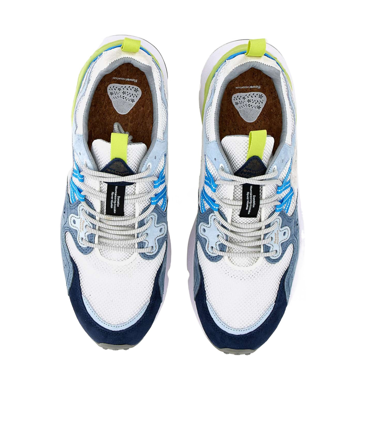 Flower Mountain Laced Sneakers In White