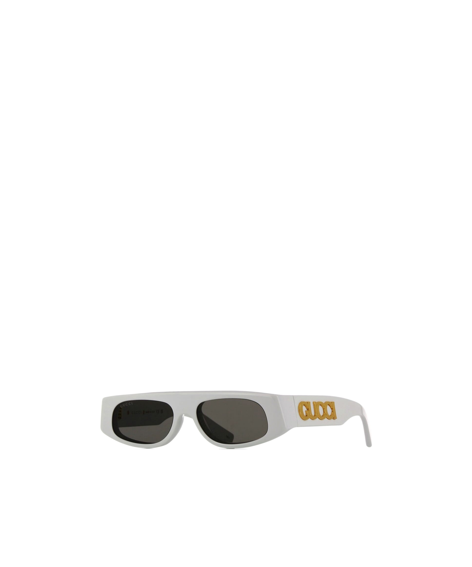 Gucci Rectangle-frame Sunglasses In White