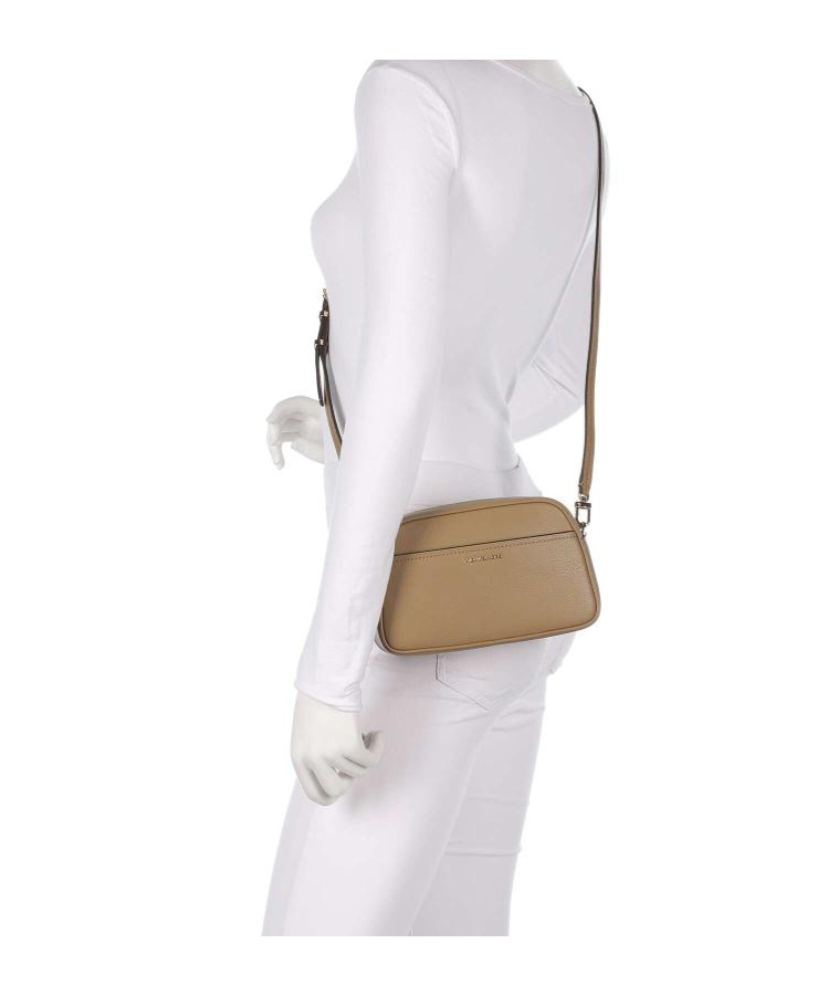 Michael Kors Jet Set Small Crossbody Bag In Neutral