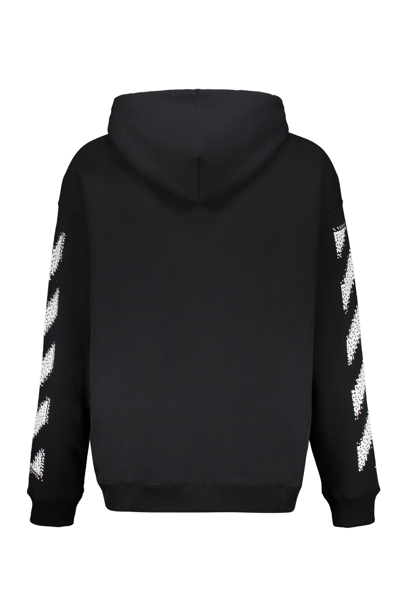 Off-white French Cotton-terry Hoodie In Black