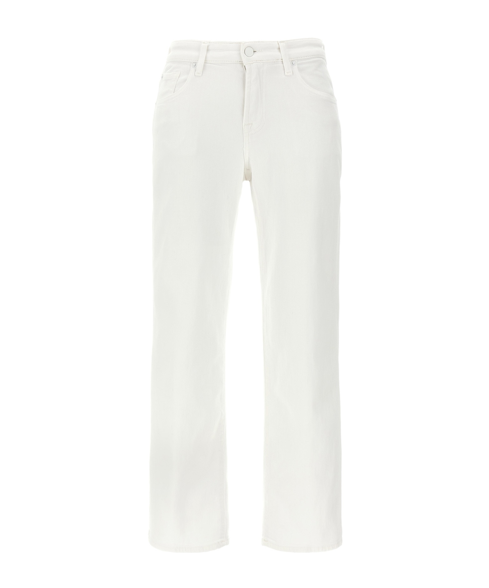 7 For All Mankind Jeans Affusolato Calie Alla Caviglia In White