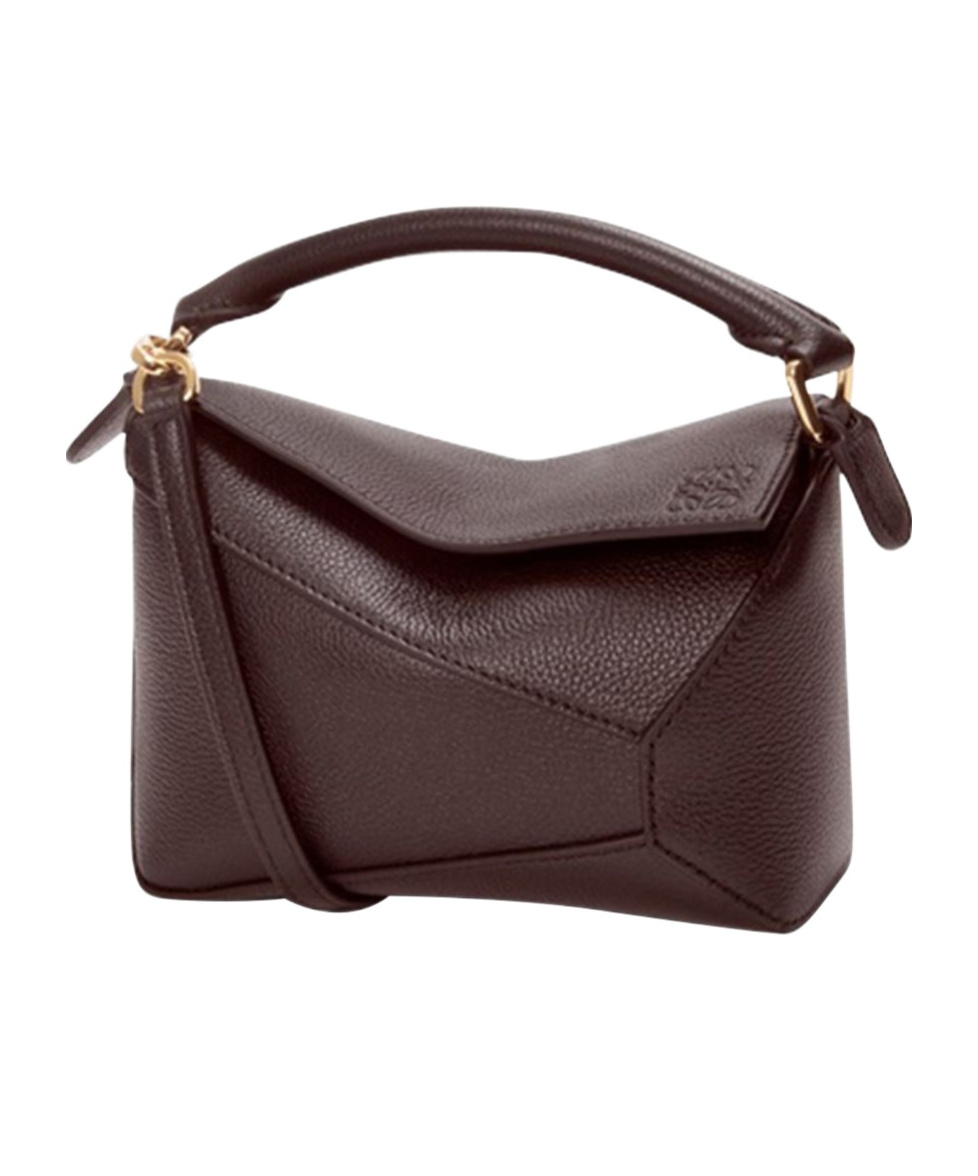 Loewe Puzzle Edge Mini Bag In Brown