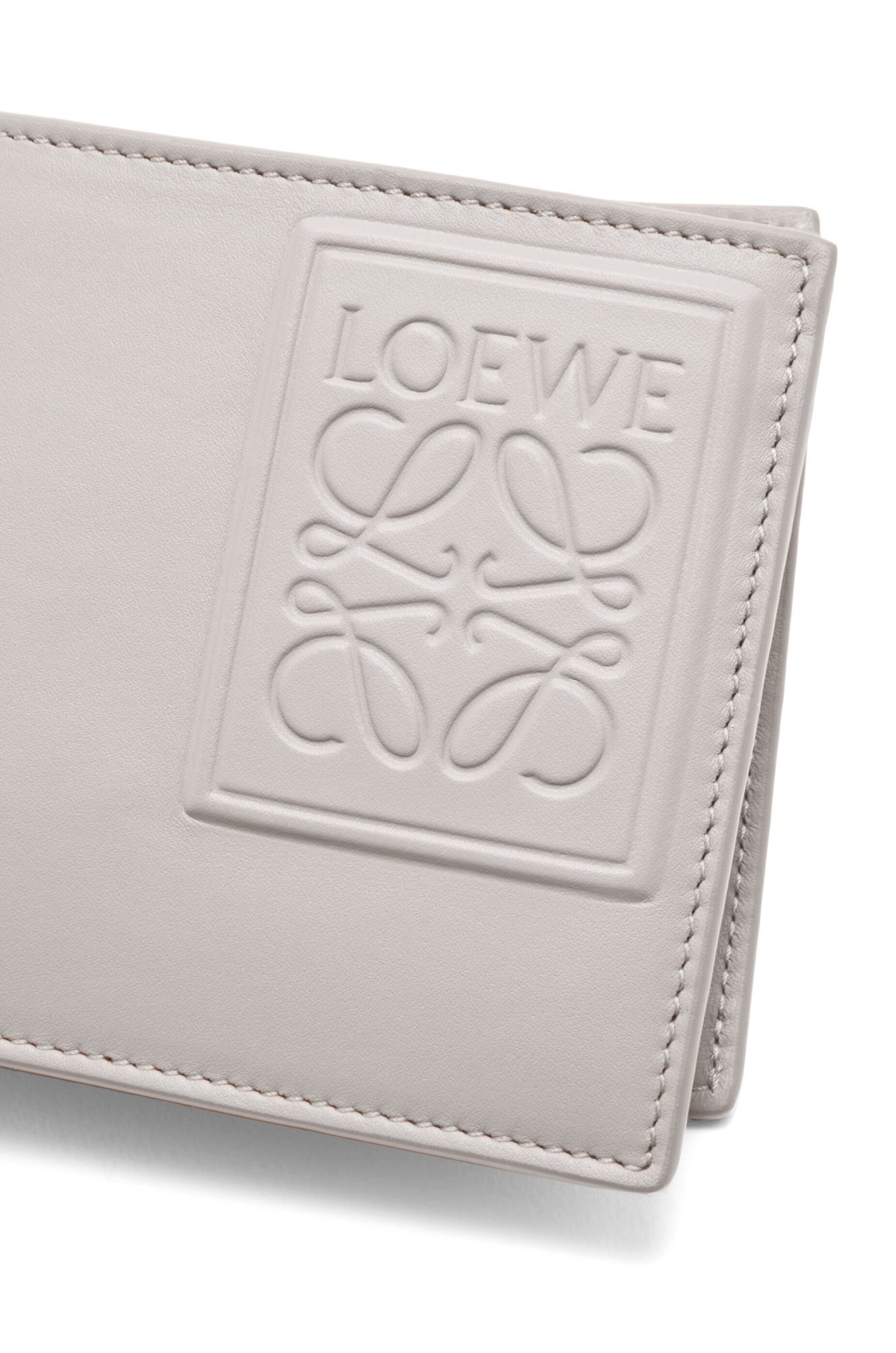 Loewe Double-fold Wallet In Gray