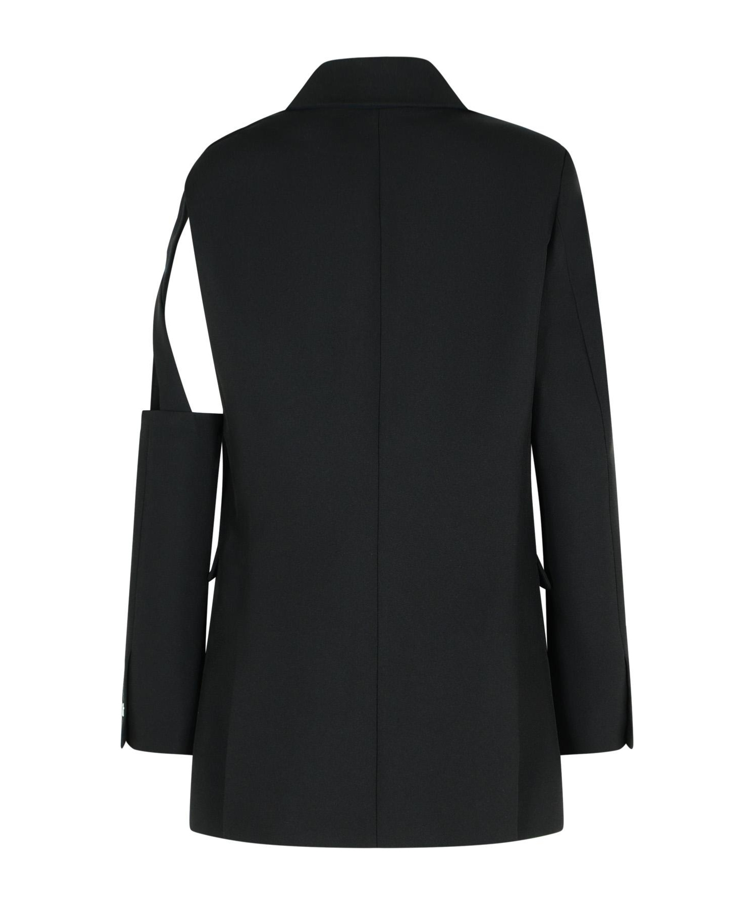 Coperni Cutout Detail Blazer Long Sleeves In Black