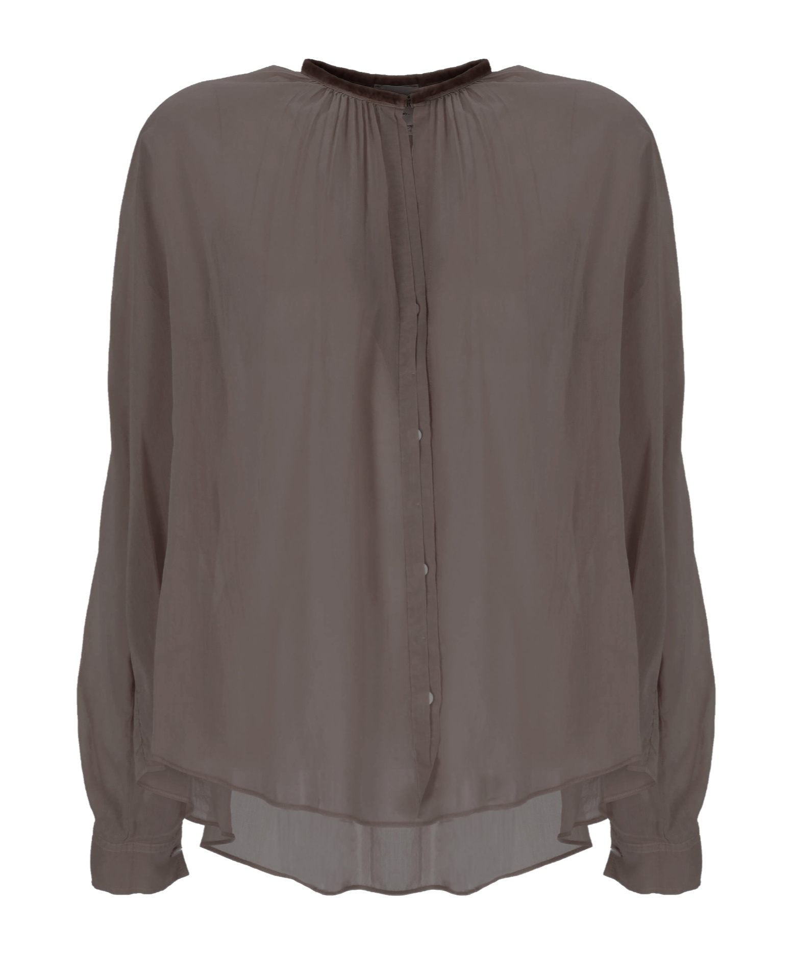 Forte Forte Buttoned Top In Gray