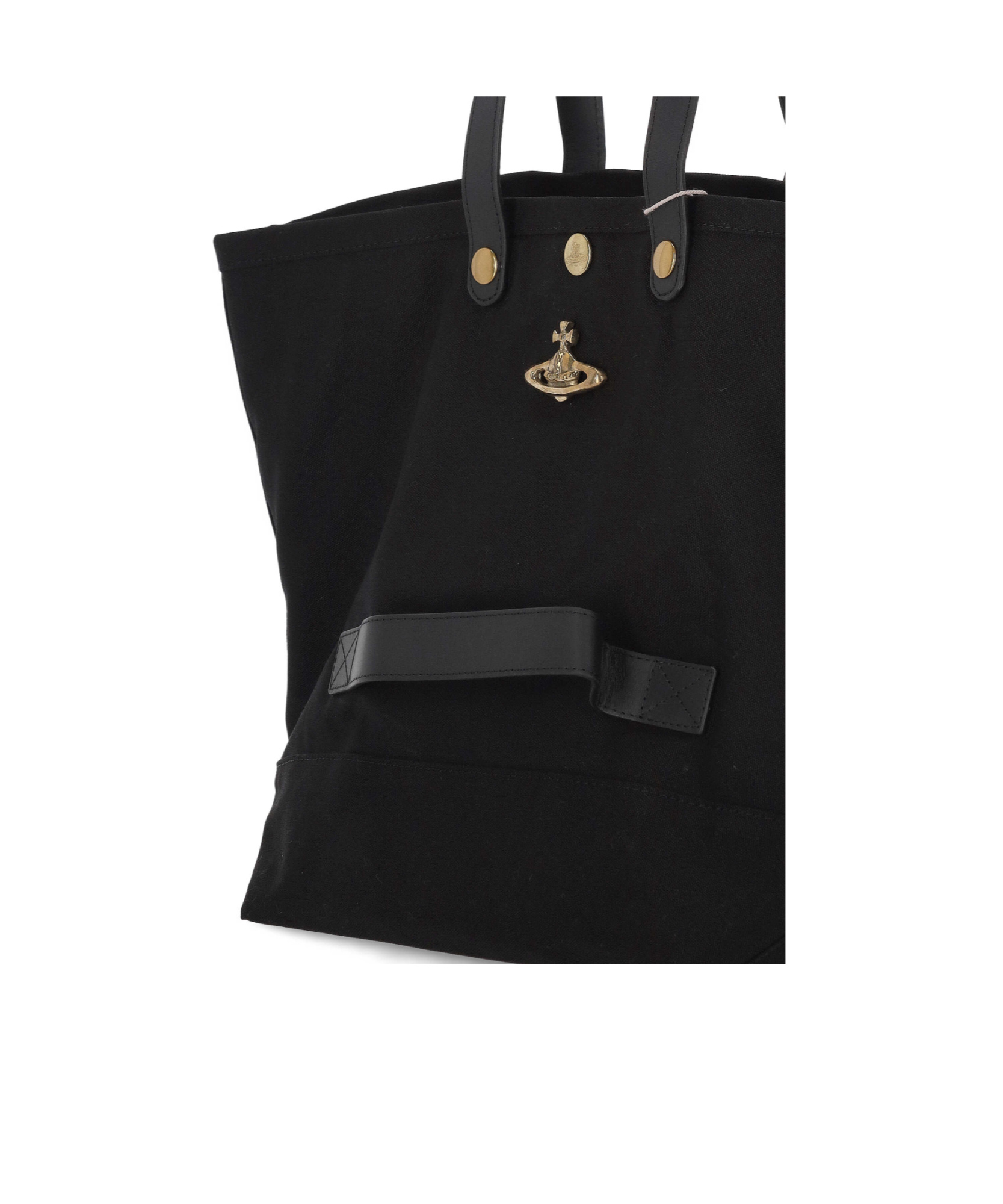 Vivienne Westwood Double Handle Tote Bag In Black