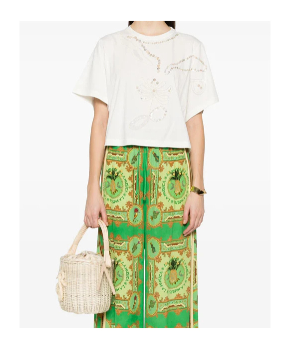 FORTE FORTE SEQUINS T-SHIRT