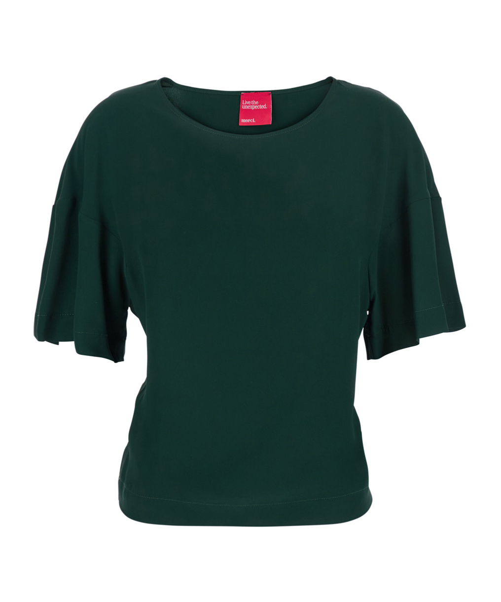 Merci Short-sleeved T-shirt In Green