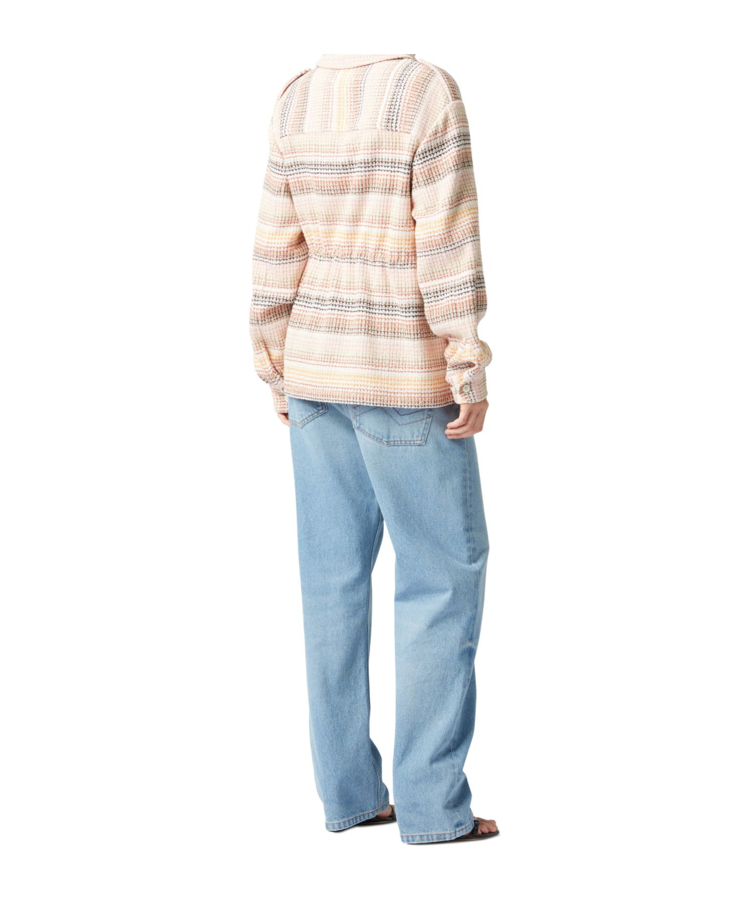 Shop Missoni Caperdoni Cotton Blend Overshirt In White