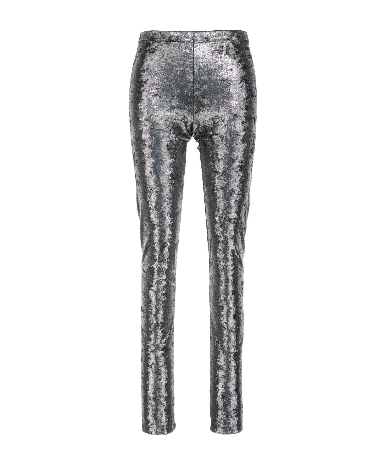 Junya Watanabe Metallic High Waist Slim Fit Leggings In Silver