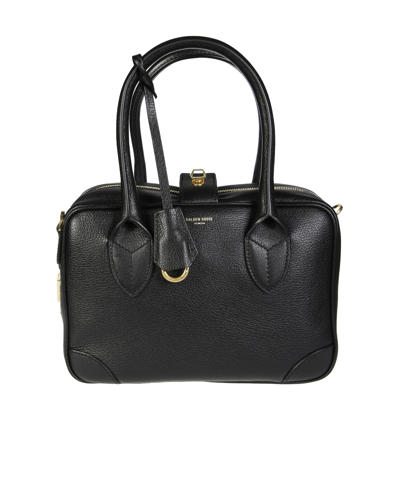 Golden Goose Vita Bag Goat Leather Body In Black
