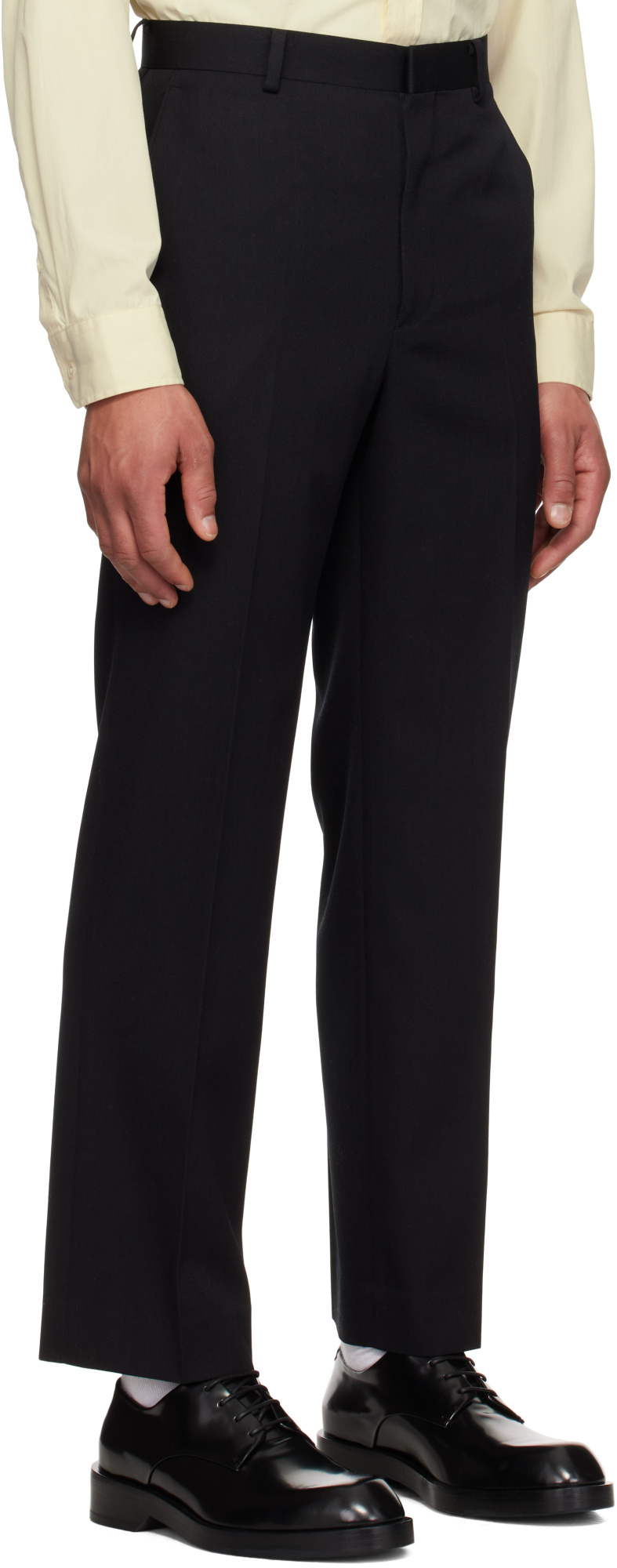 Auralee Belt Loops Slacks In Black
