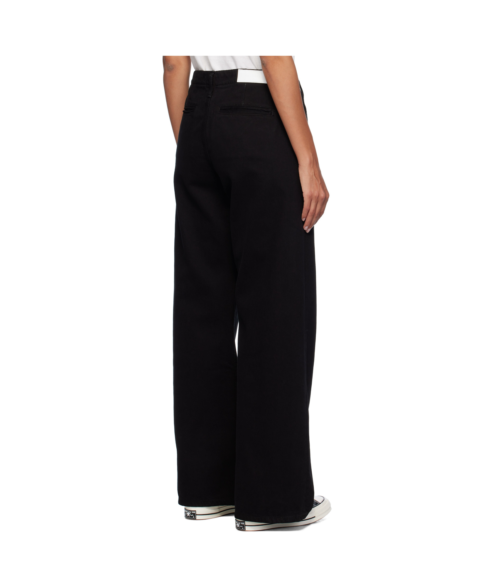 Re/done Belt-loop Jeans In Black