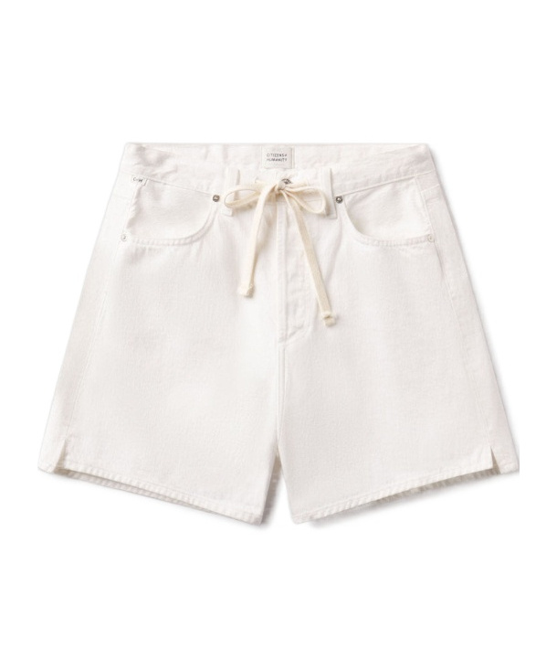 Citizen Of Humanity Brynn Drawstring Short In Fresco In White