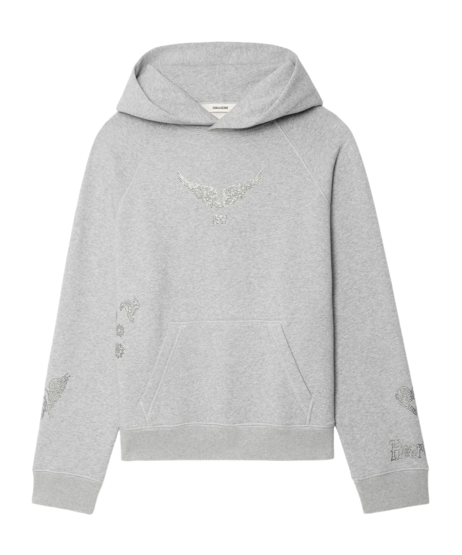 Zadig & Voltaire Long Sleeve Sweatshirt In Gray