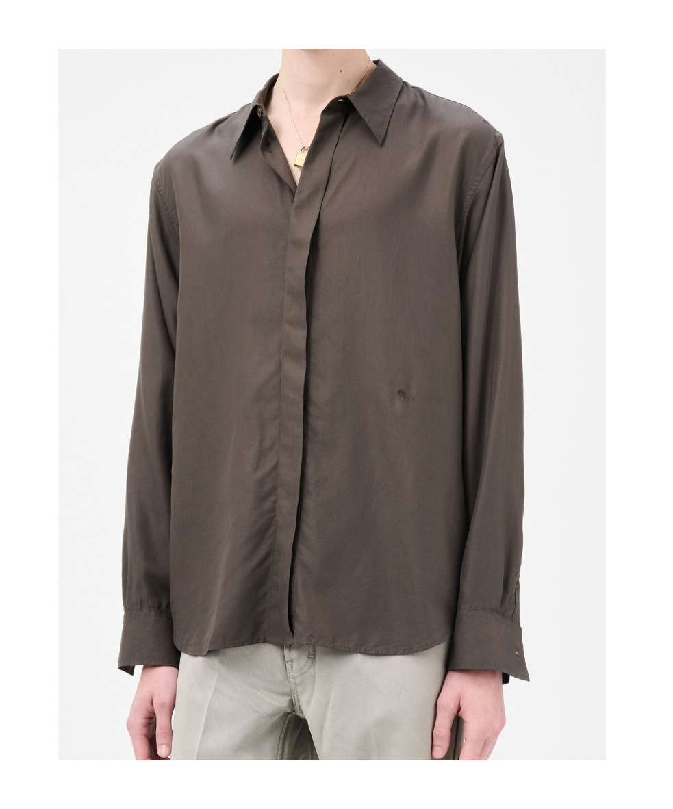 Our Legacy Evening Long-sleeve Shirt In Brown