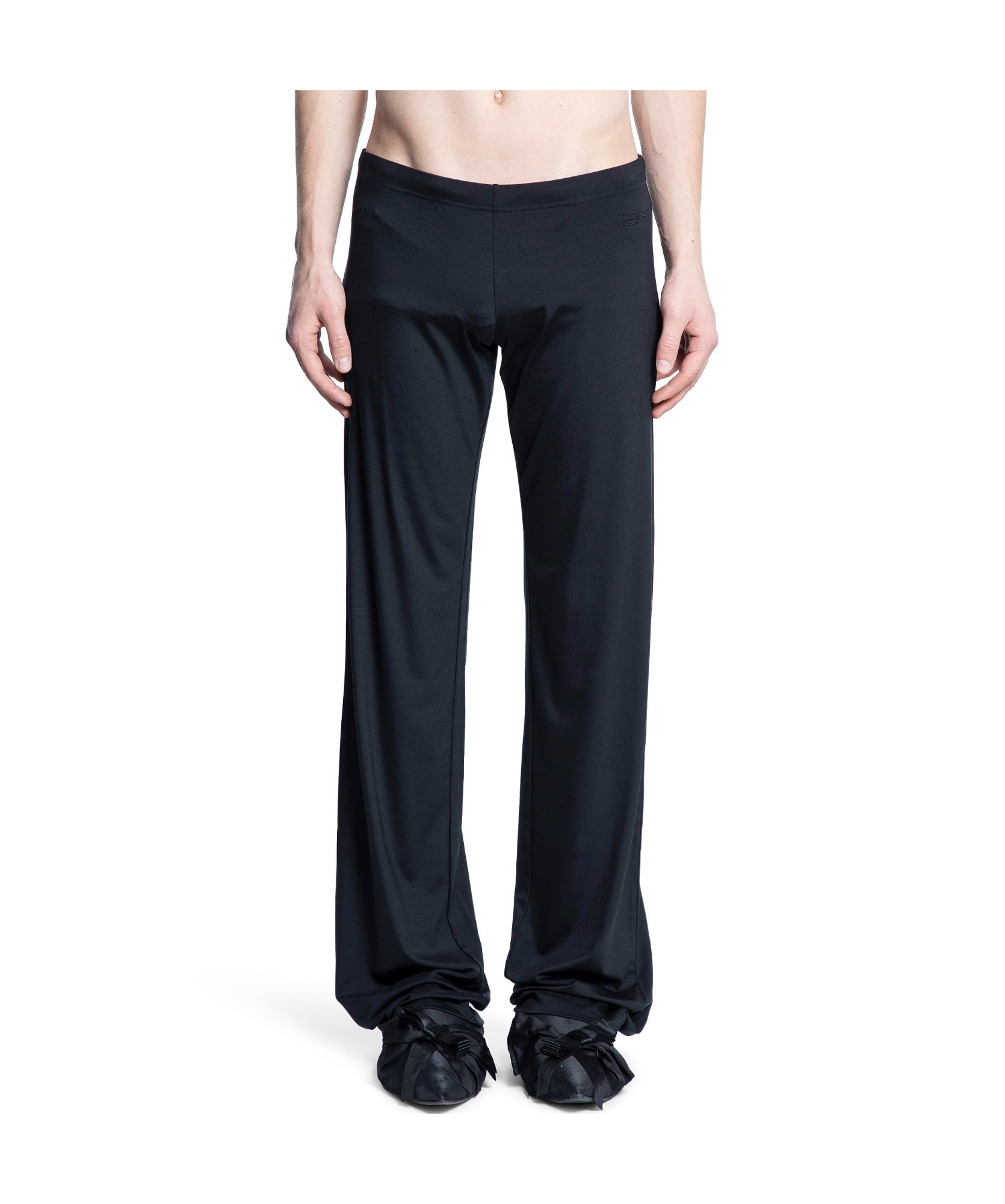 Balenciaga Elastic Waist Jogging Pants In Black