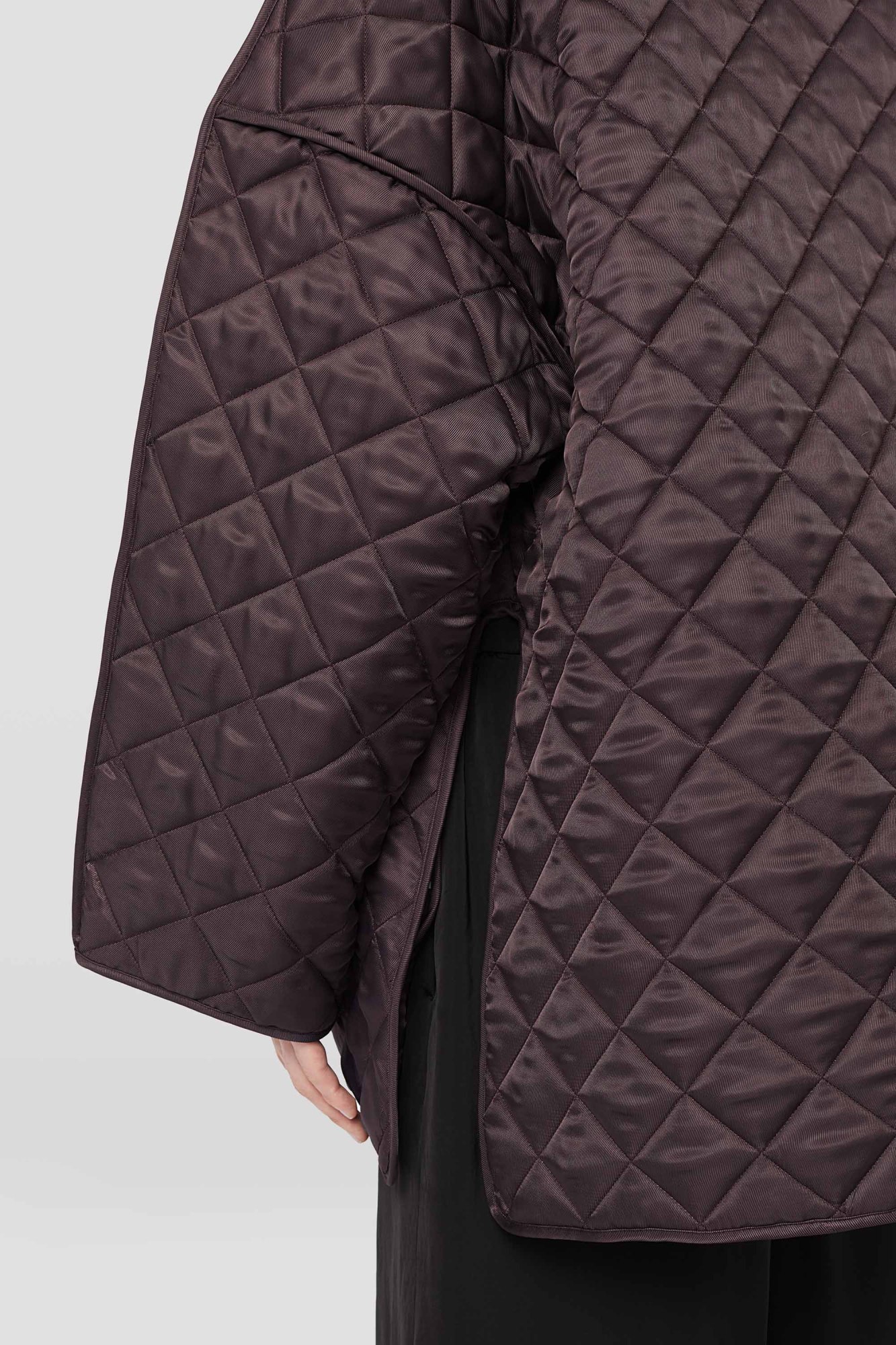 Jil Sander Quilted Jacket In Black