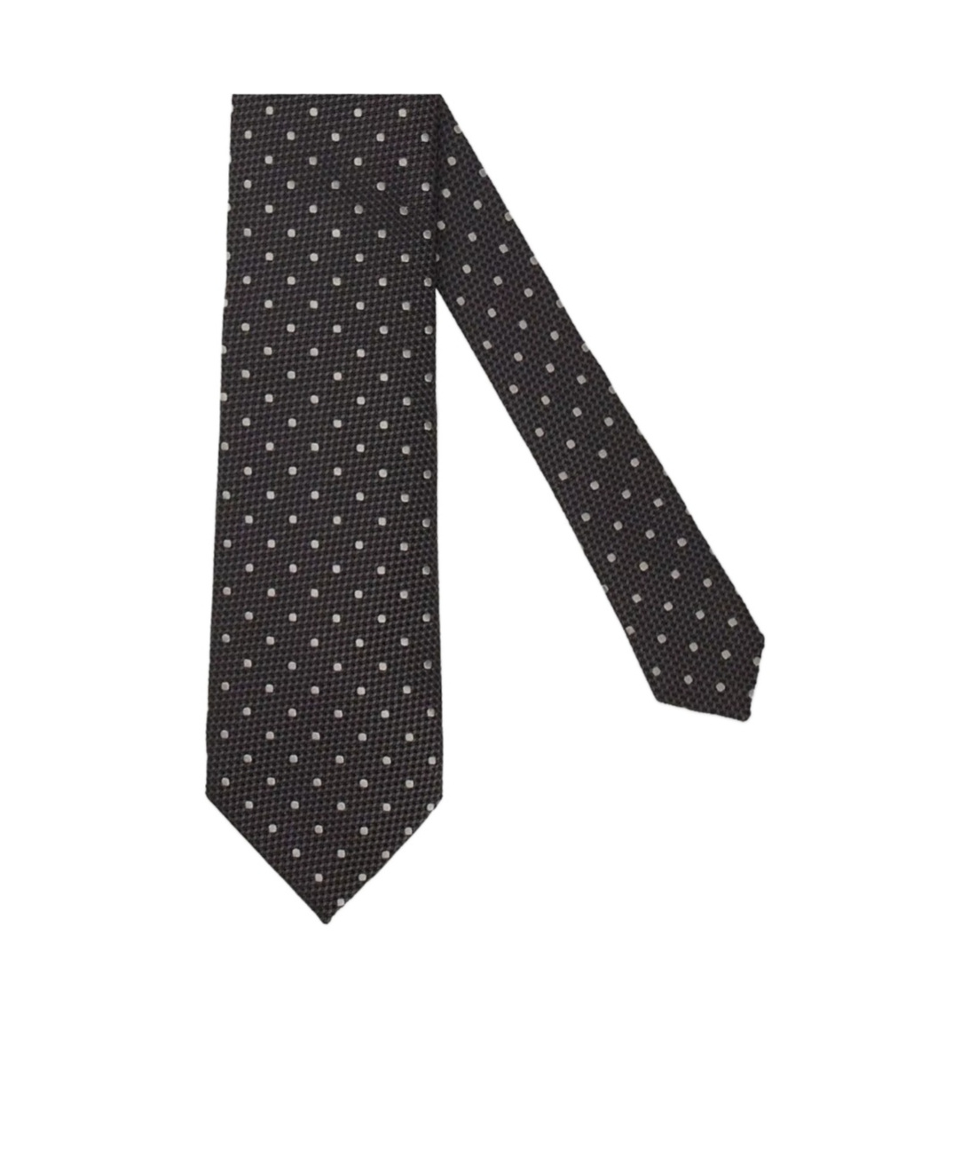Tom Ford Dot Printed Tie In Black