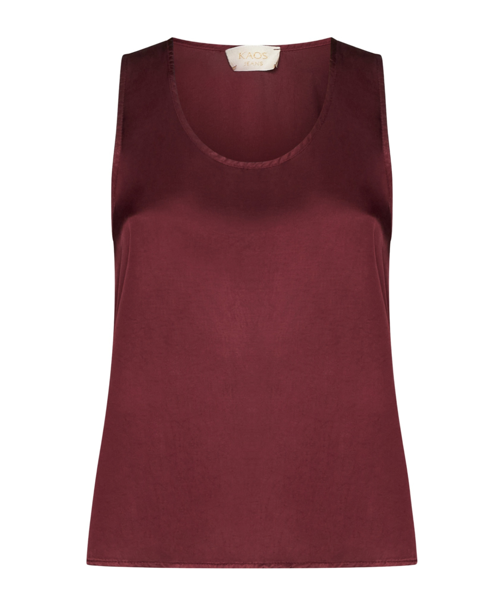 Kaos Crew Neck Vest In Red