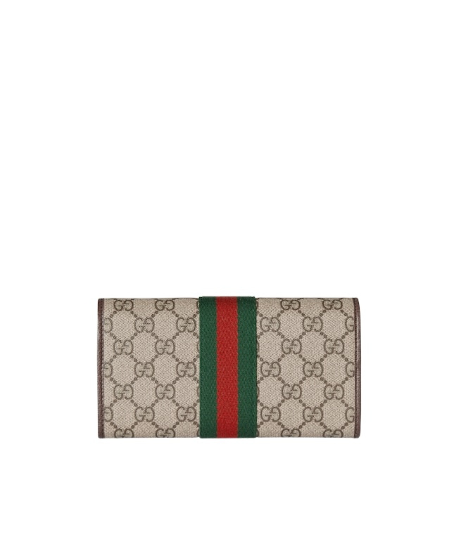 Gucci Ophidia Continental Wallet In Multi