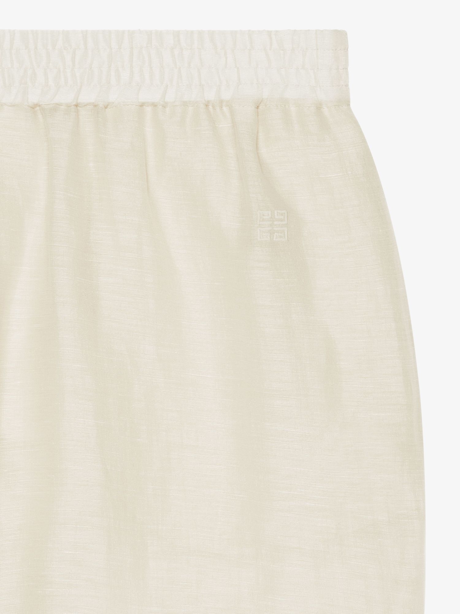 GIVENCHY SHORTS IN SILK AND LINEN