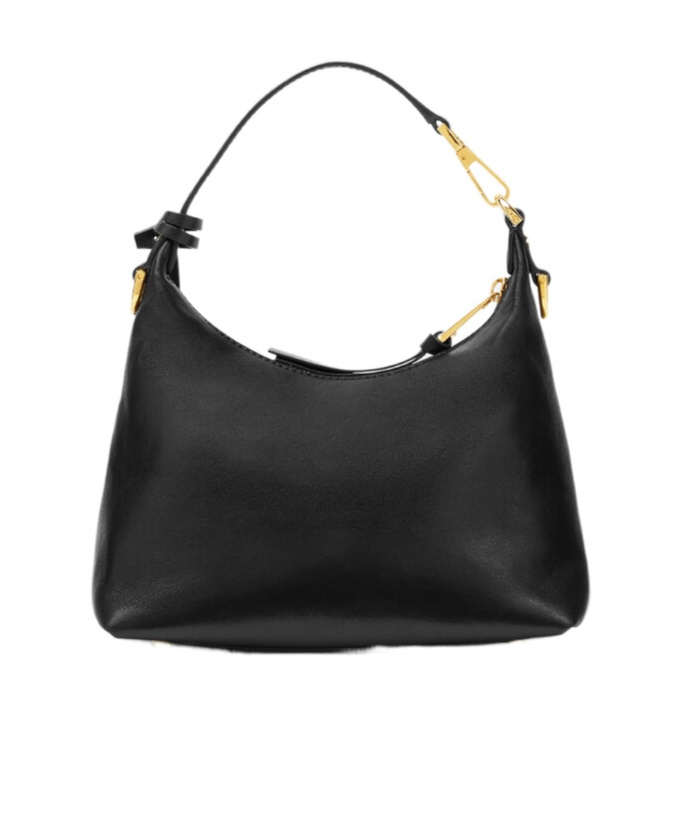 Versace Leather Mini Bag In Black