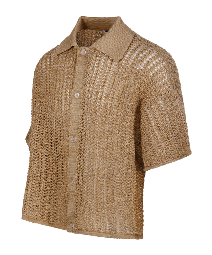 Bonsai Short-sleeved Shirt In Brown