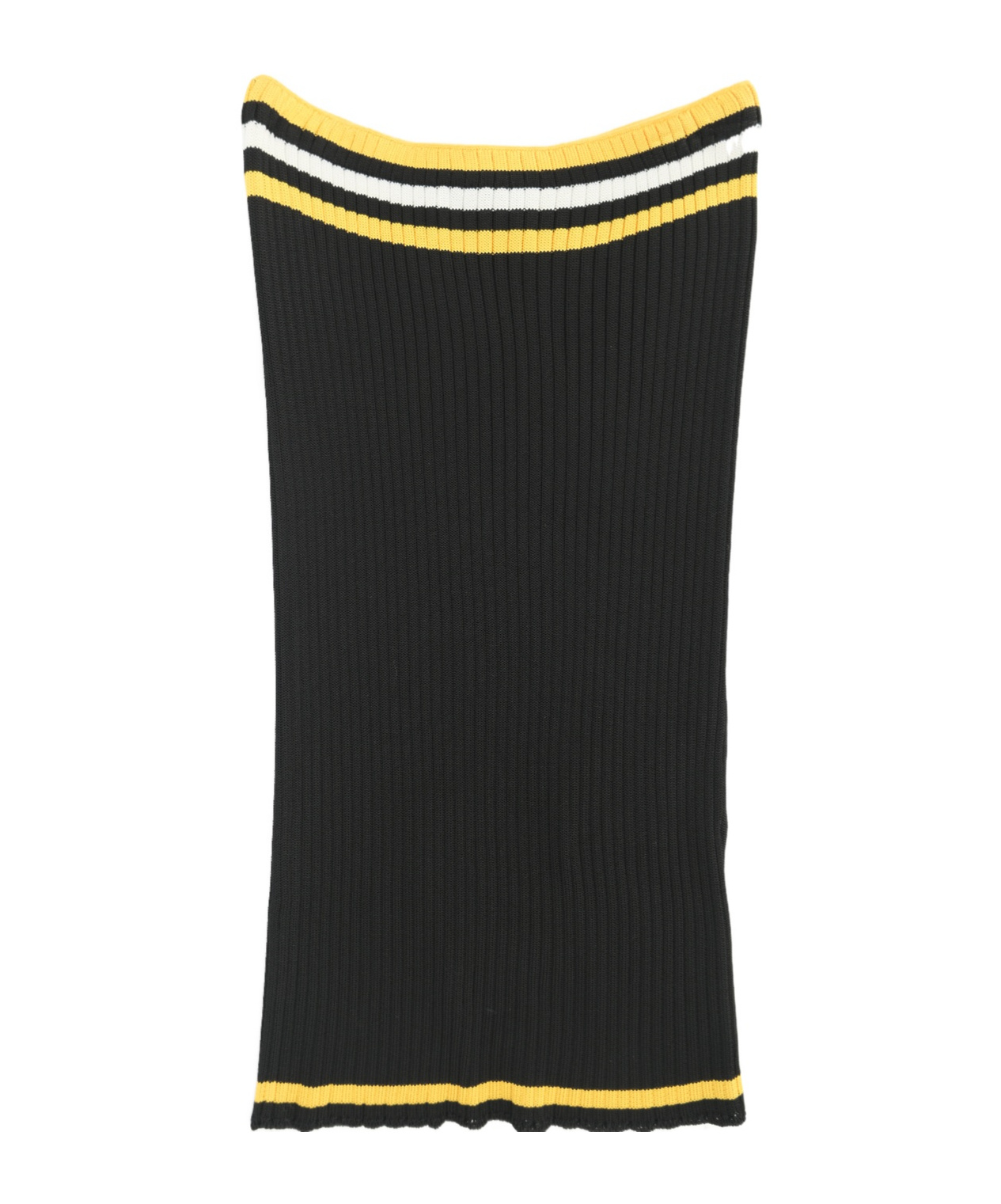 Prada Elastic Waist Skirt In Black