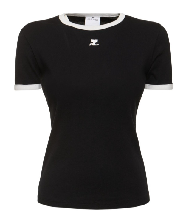 Courrèges Signature Contrast T-shirt